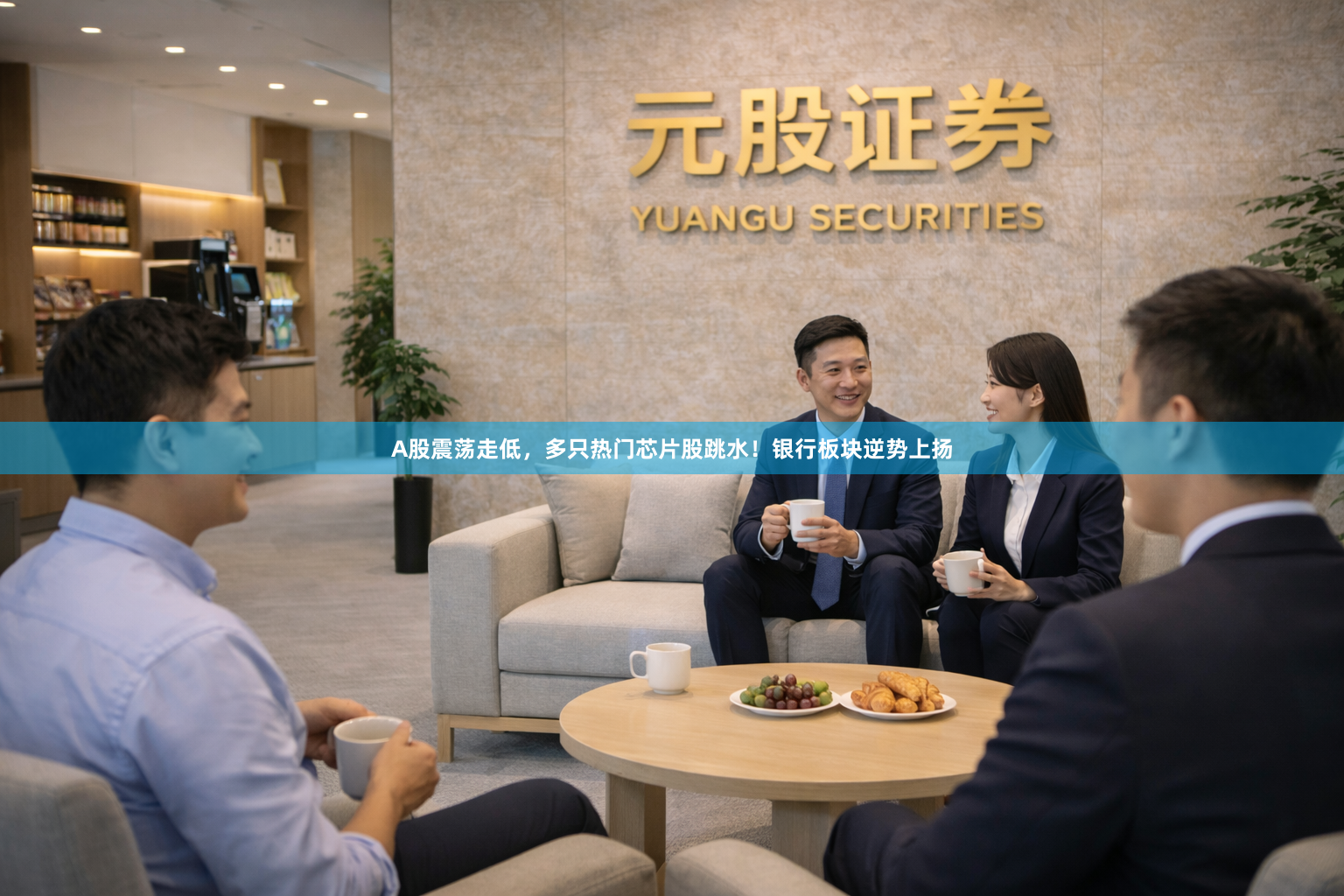 A股震荡走低，多只热门芯片股跳水！银行板块逆势上扬