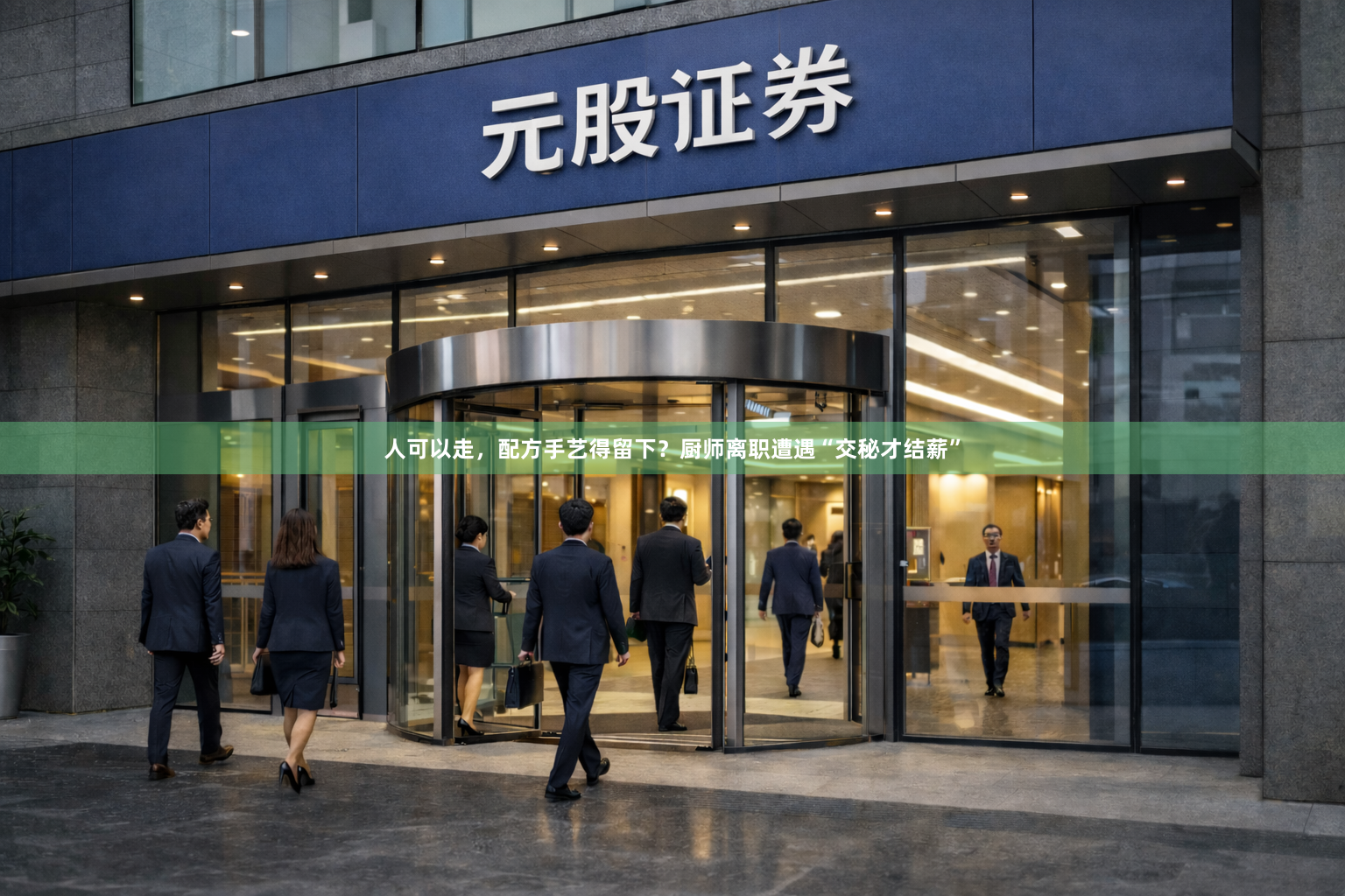 人可以走，配方手艺得留下？厨师离职遭遇“交秘才结薪”